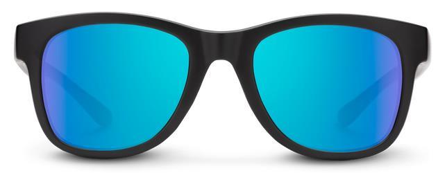 Leeway, Matte Black Frame, Polarized Blue Mirror Lens - Not Applicable 3
