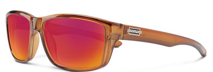 Mayor, Crystal Amber Frame, Polarized Red Mirror Lens - Not Applicable 1