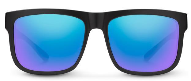 Quiver, Matte Black Frame, Polarized Blue Mirror Lens - Not Applicable 3
