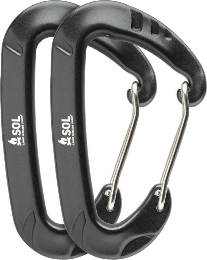 Wiregate Utility Carabiner 8cm 2-Pack - Not Applicable 1