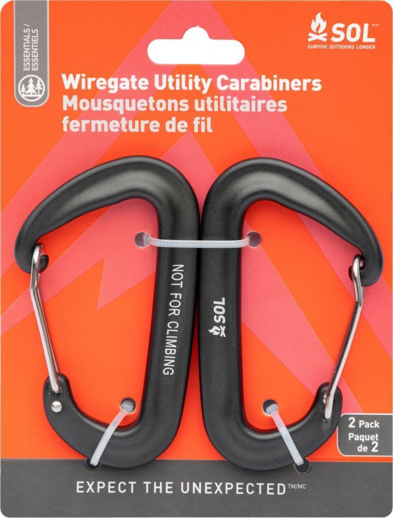 Wiregate Utility Carabiner 8cm 2-Pack - Not Applicable 2