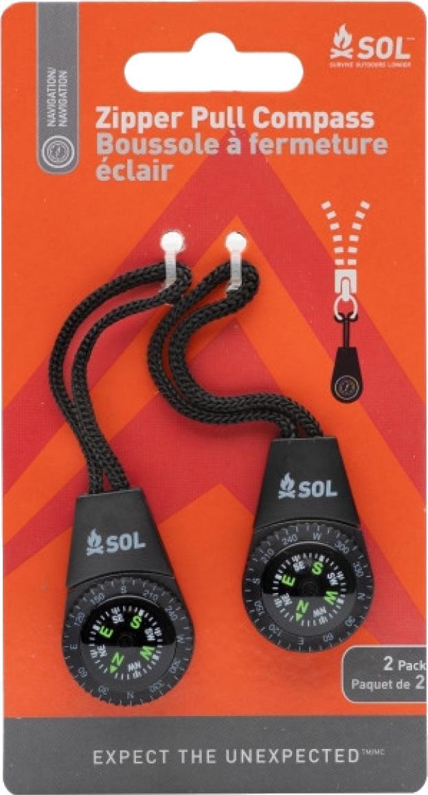 Zipper Pull Compass 2-Pack - not applicable 1