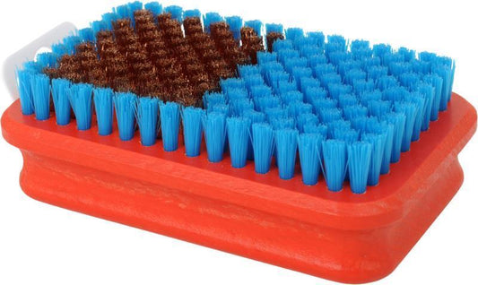 Rectangular Combi Brush - Bronze And Fine Blue Nylon - Not Applicable 1