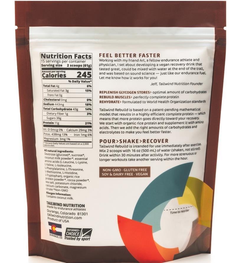Rebuild Recovery - 15 Servings - chocolate 1