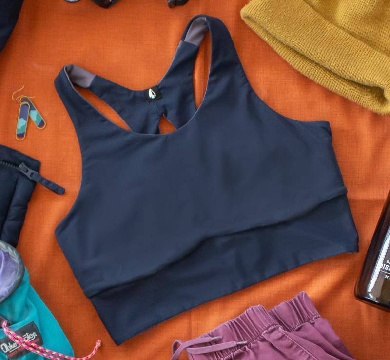 MARA Crop Top - Womens - Midnight / Quartz 2