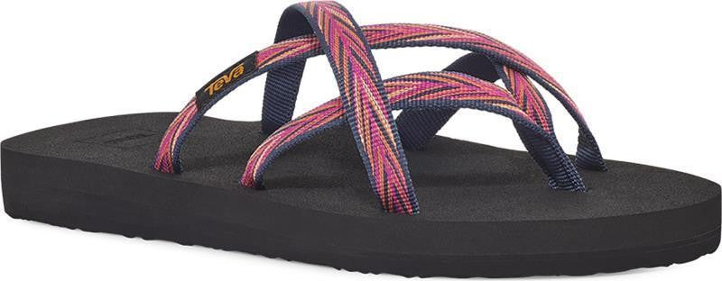 Olowahu - Womens - palms indigo / rose violet 1
