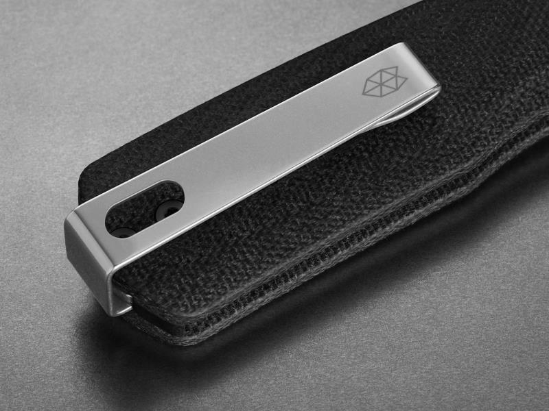 The Carter - black / stainless / micarta / straight 1