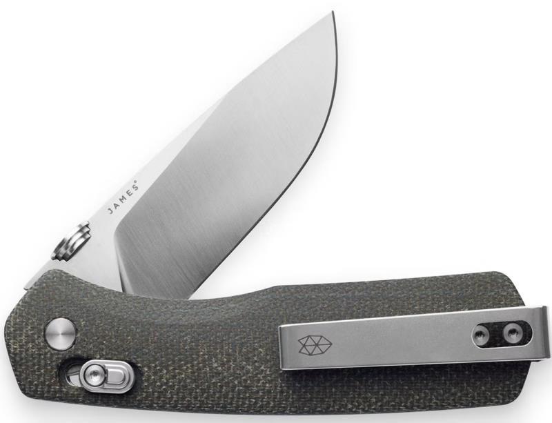 The Carter - od green / stainless / micarta / straight 1