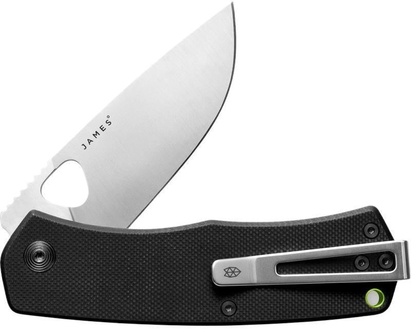 The Folsom - Black / Stainless / G10 / Straight 1