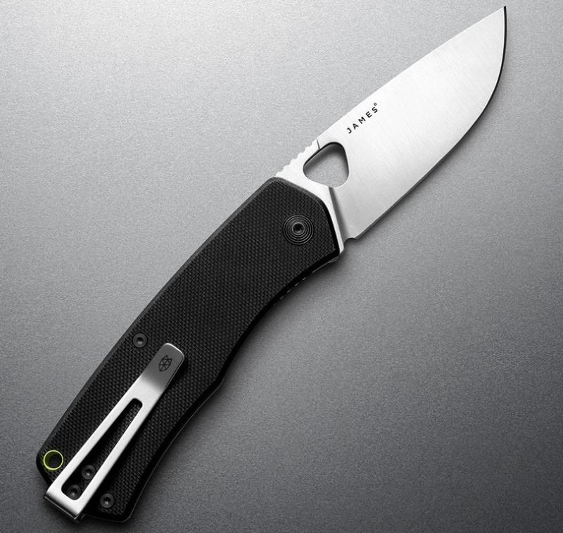 The Folsom - Black / Stainless / G10 / Straight 2