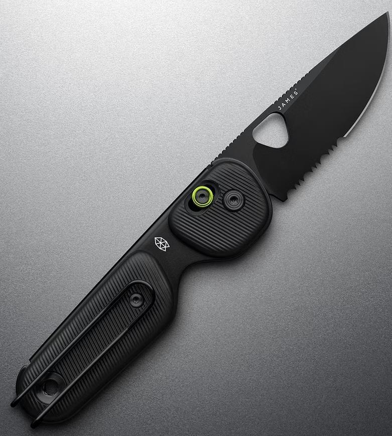 The Redstone - Black / Black / PP / Serrated 3