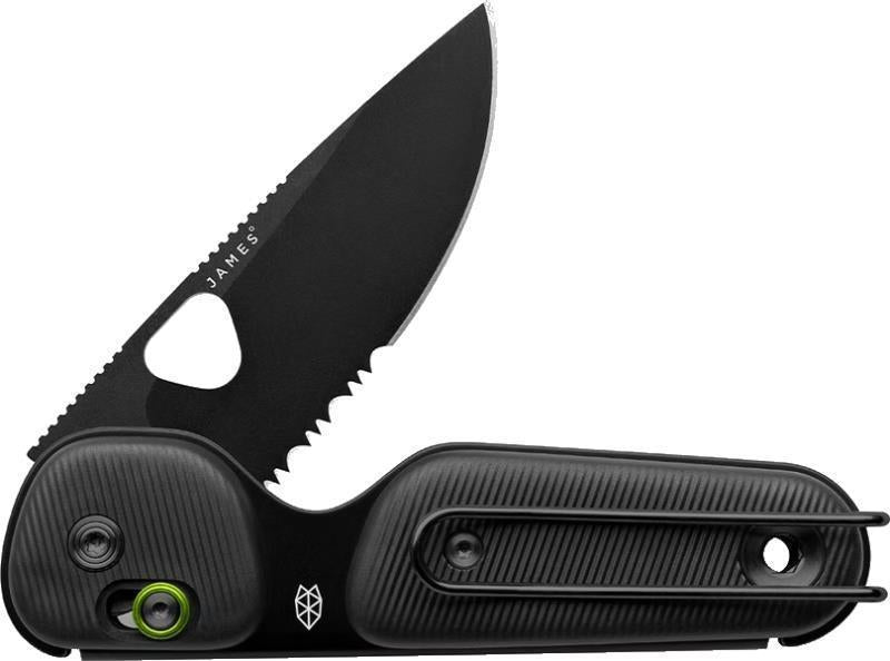 The Redstone - Black / Black / PP / Serrated 1