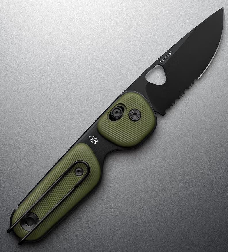 The Redstone - OD Green / Balck / PP / Serrated 3