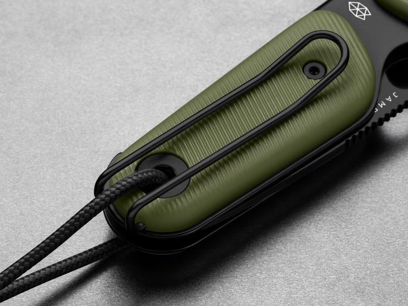 The Redstone - OD Green / Balck / PP / Serrated 6