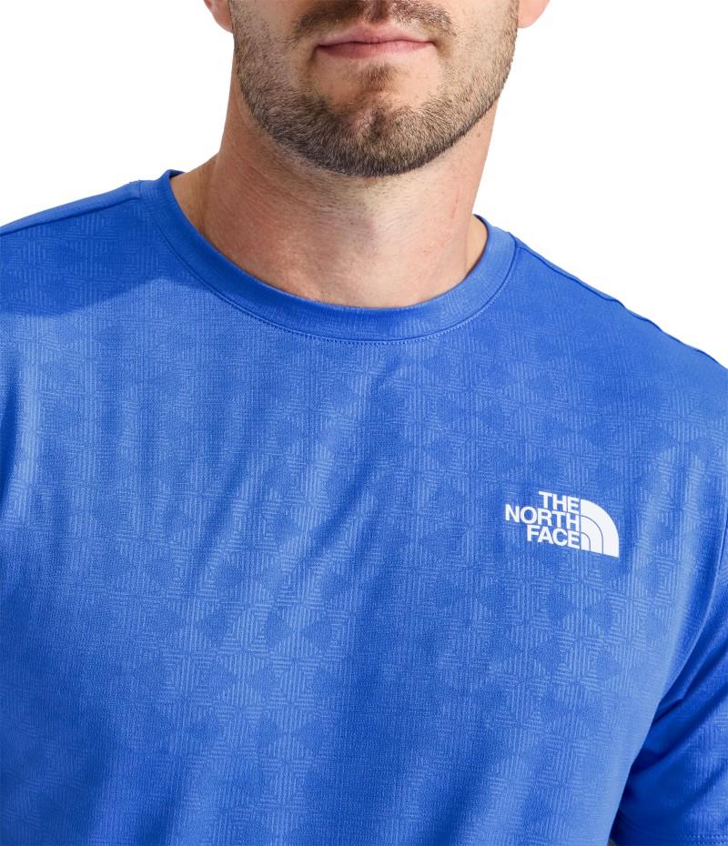 24/7 Pentadome Embossed SS Tee - Mens - active blue 1
