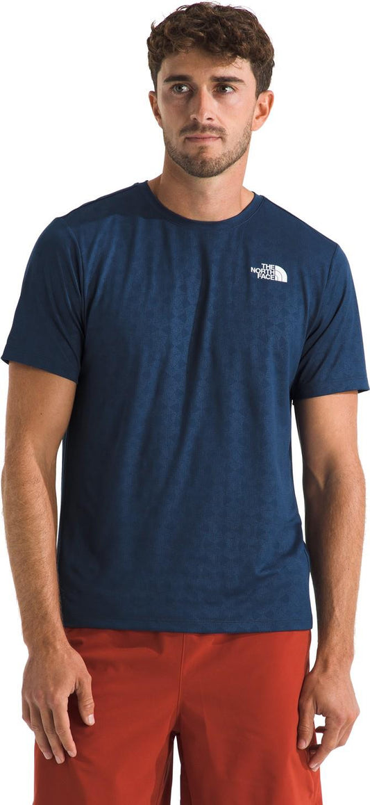 24/7 Pentadome Embossed SS Tee - Mens - estate blue 1