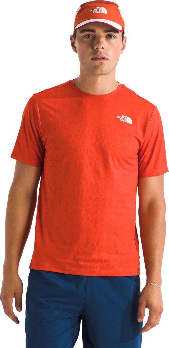 24/7 Pentadome Embossed SS Tee - Mens - lava red 1