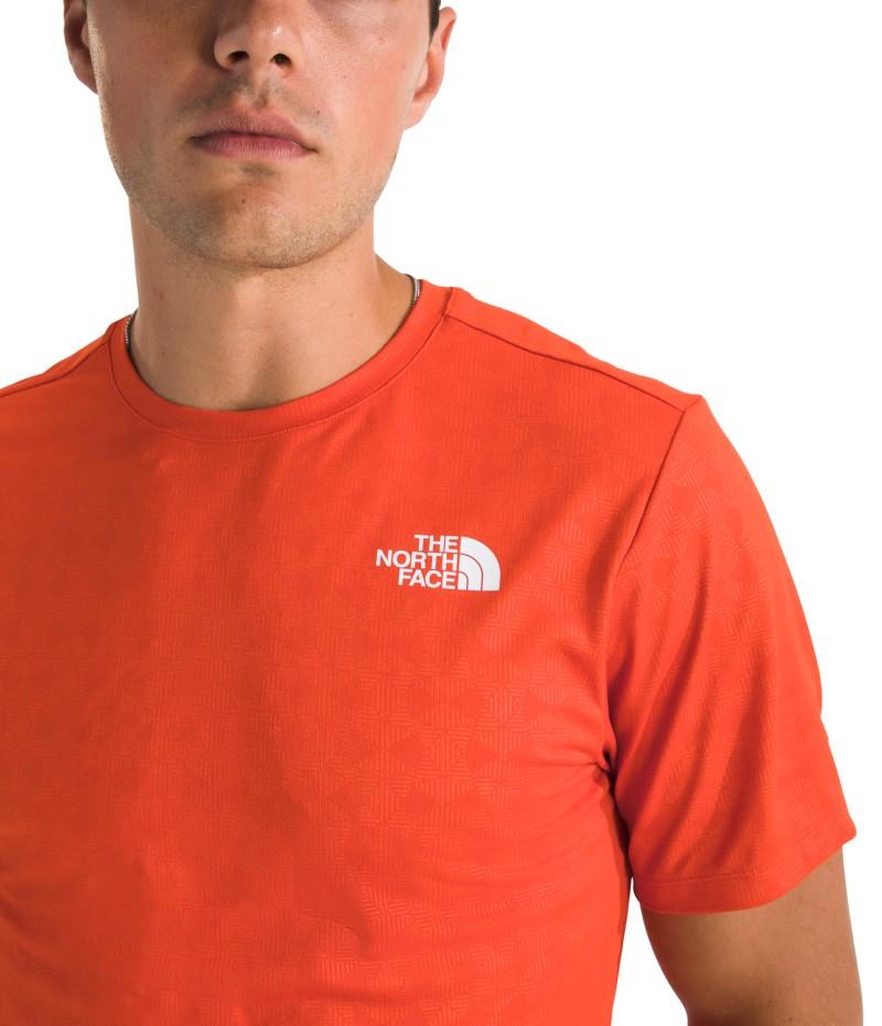 24/7 Pentadome Embossed SS Tee - Mens - lava red 1