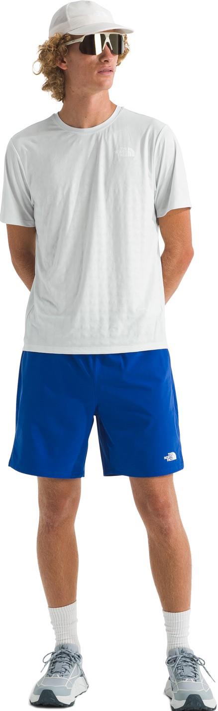 24/7 Pentadome Embossed SS Tee - Mens - pearl stone 1