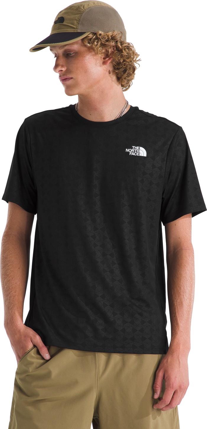 24/7 Pentadome Embossed SS Tee - Mens - tnf black 1
