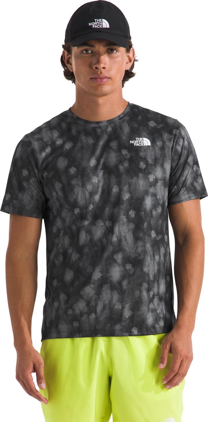 24/7 Printed SS T-Shirt - Mens - tnf black diffused nature print 1