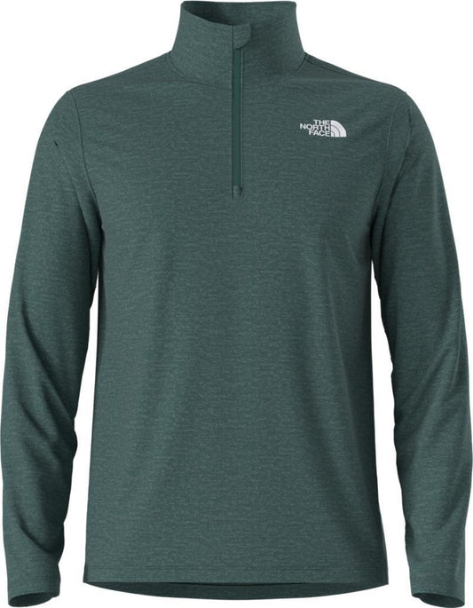 24/7 Rager 1/4 Zip LS Tee - Mens - deep nori light heather 1