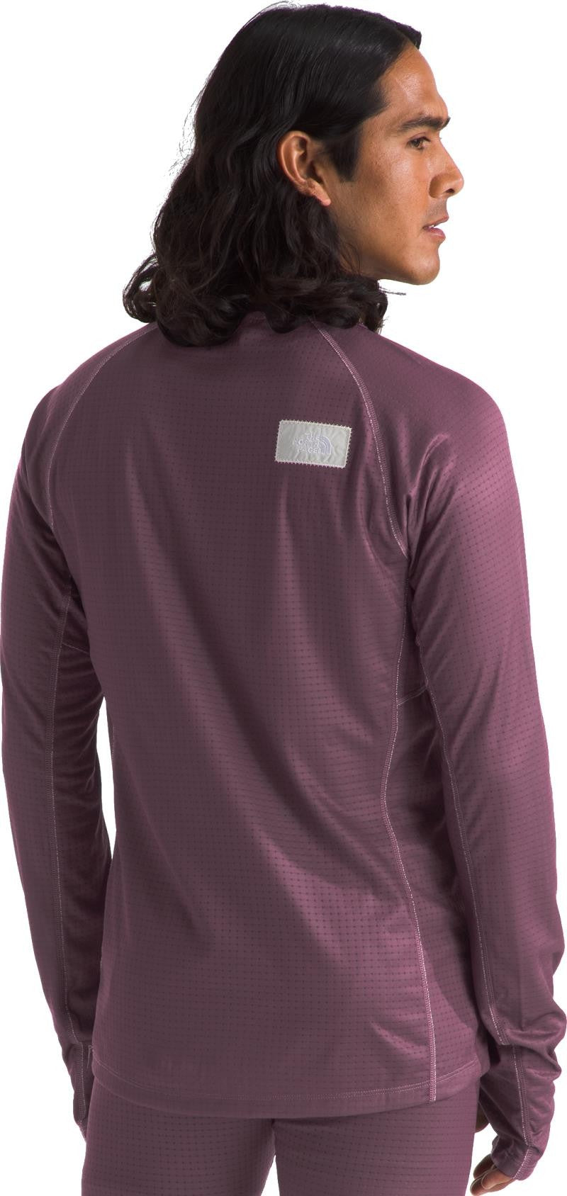 A68A Circular DotKnit Crew - Mens - midnight mauve 1
