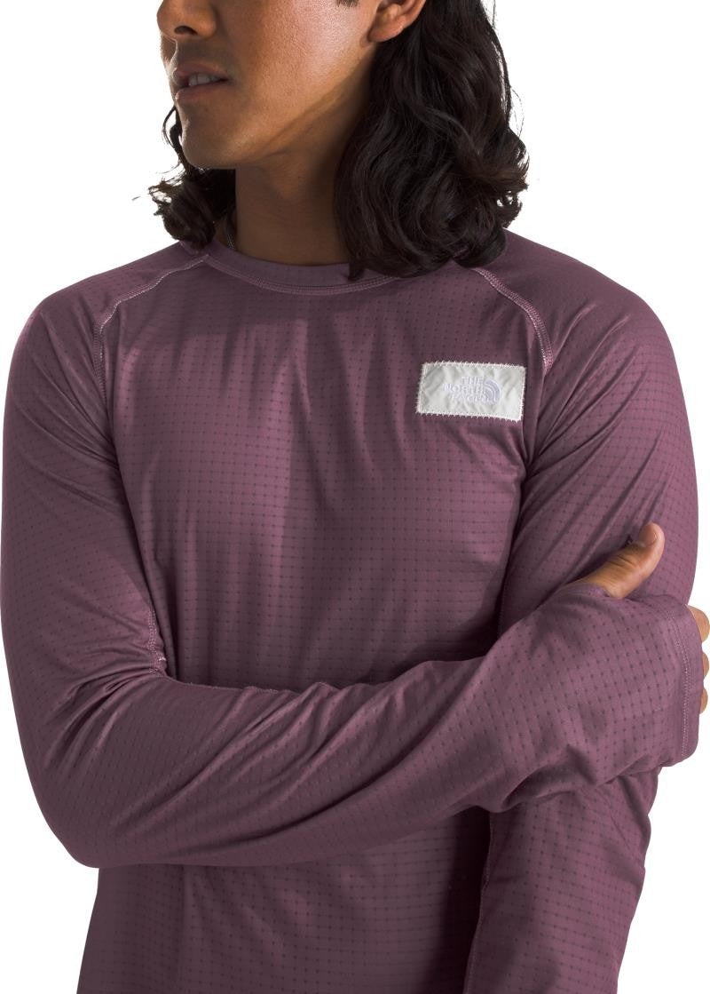 A68A Circular DotKnit Crew - Mens - midnight mauve 1