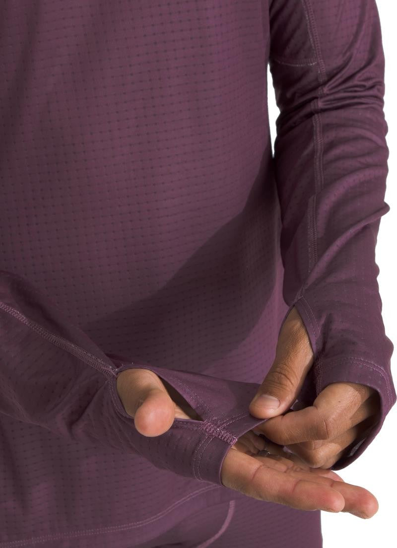A68A Circular DotKnit Crew - Mens - midnight mauve 1