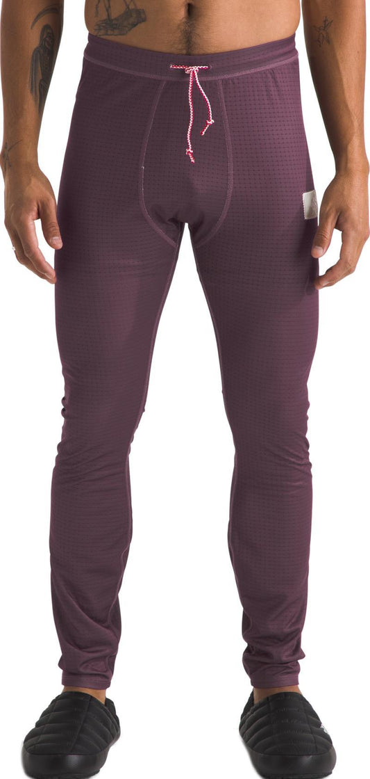 A68A Circular DotKnit Tights, Reg - Mens - midnight mauve 1