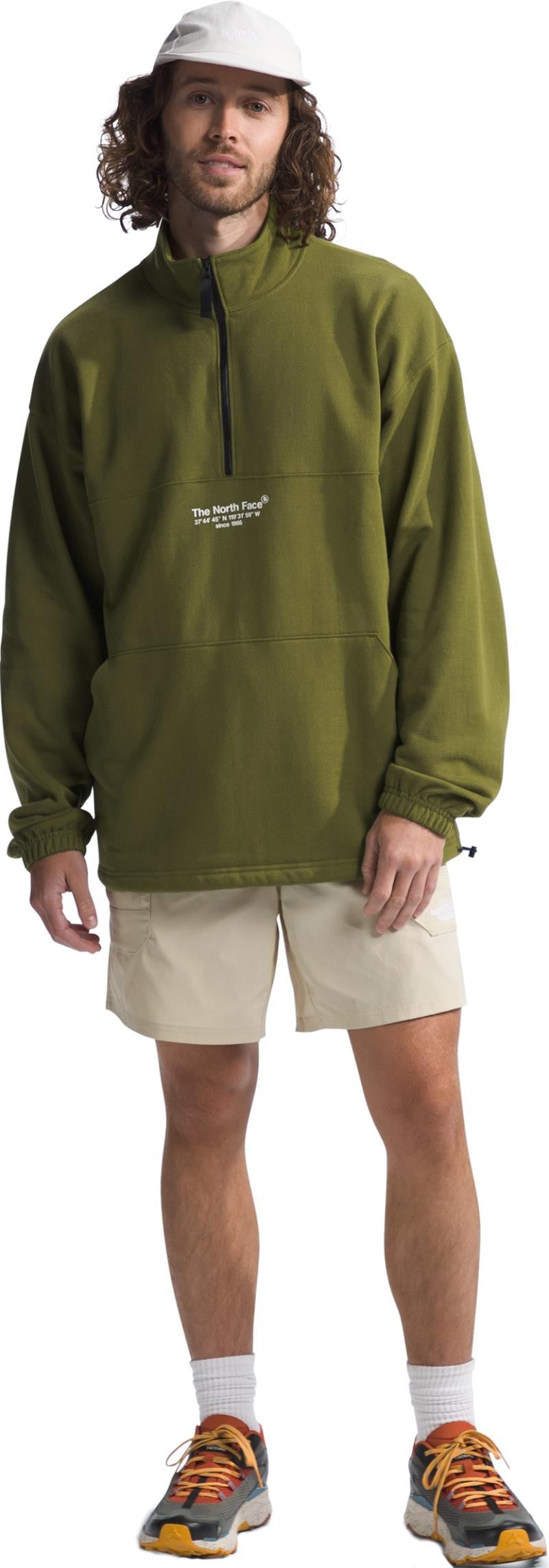 AXYS 1/4 Zip Fleece - Mens - forest olive 1