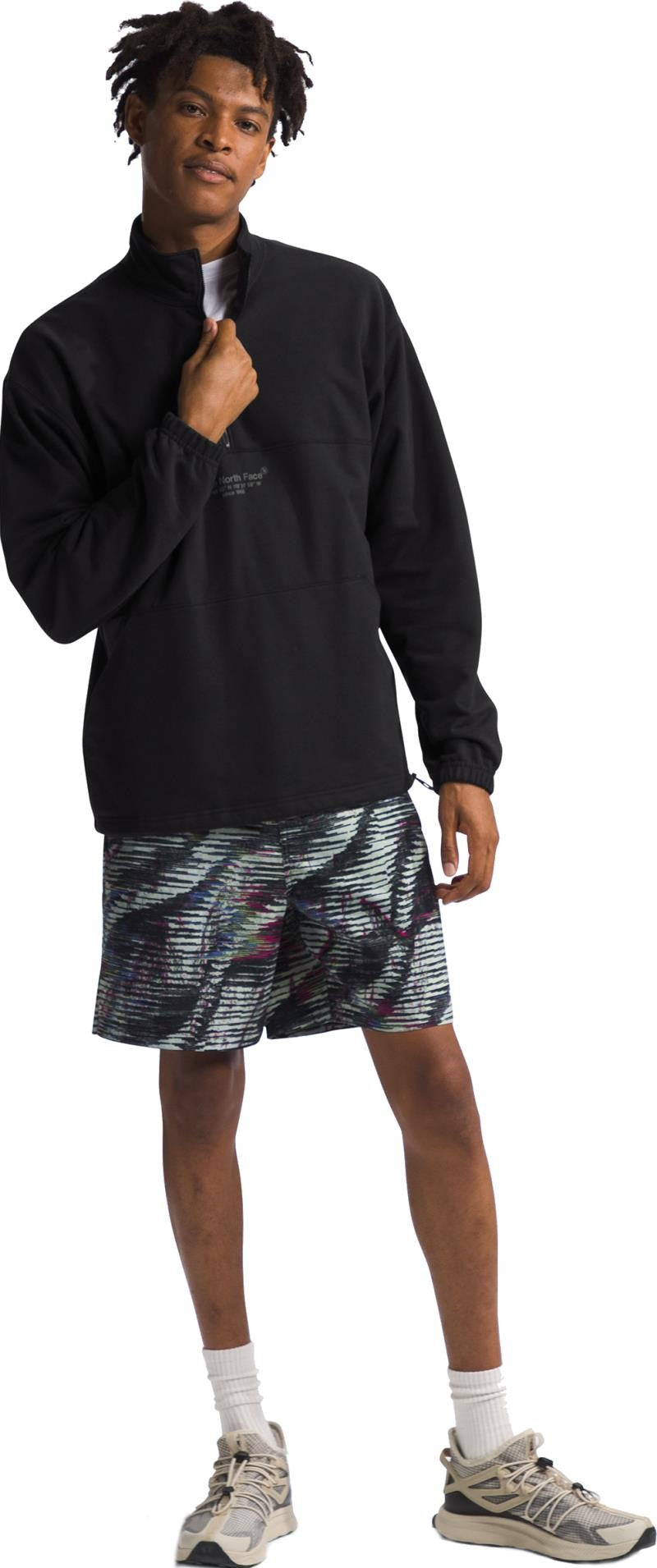 AXYS 1/4 Zip Fleece - Mens - tnf black 1