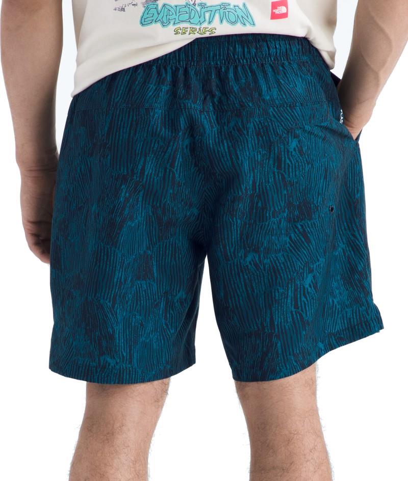 Action 2.0 Printed Shorts, Long - Mens - summit navy regenerative ink print 1