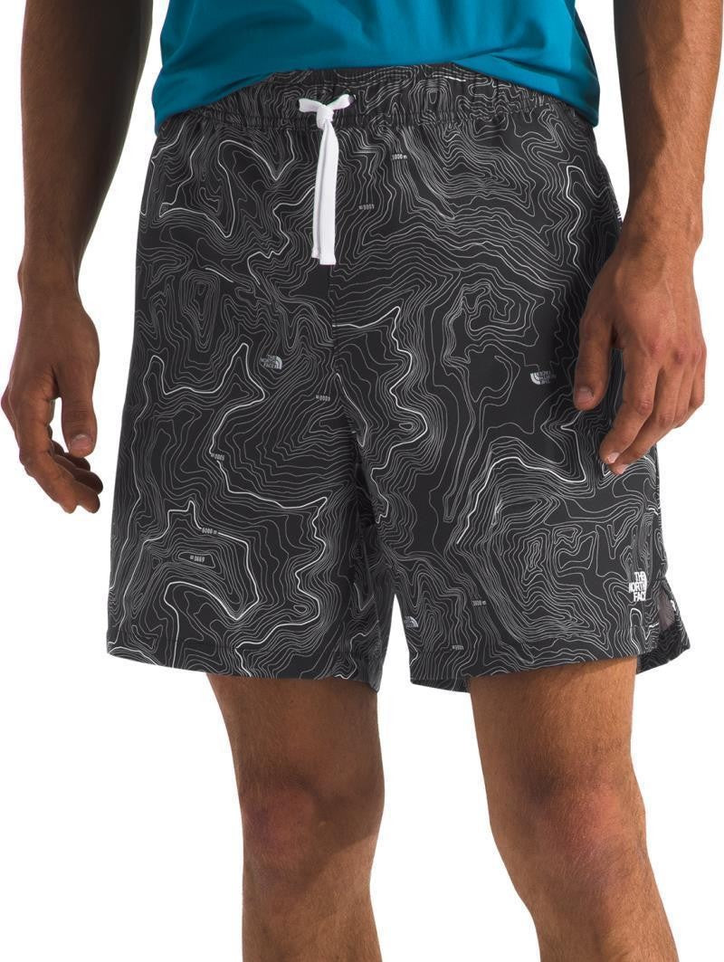 Action 2.0 Shorts, Reg - Mens - tnf black tnf topo print 1
