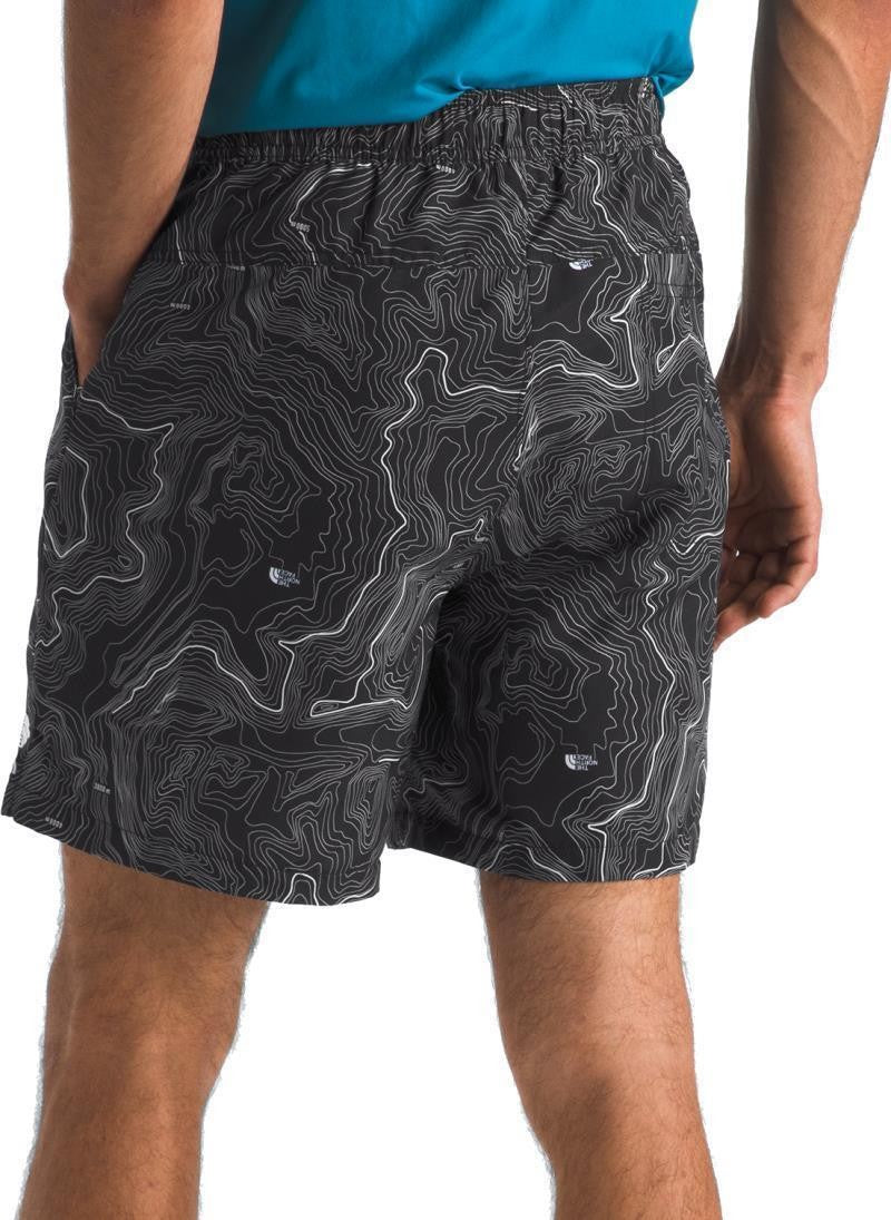 Action 2.0 Shorts, Reg - Mens - tnf black tnf topo print 1