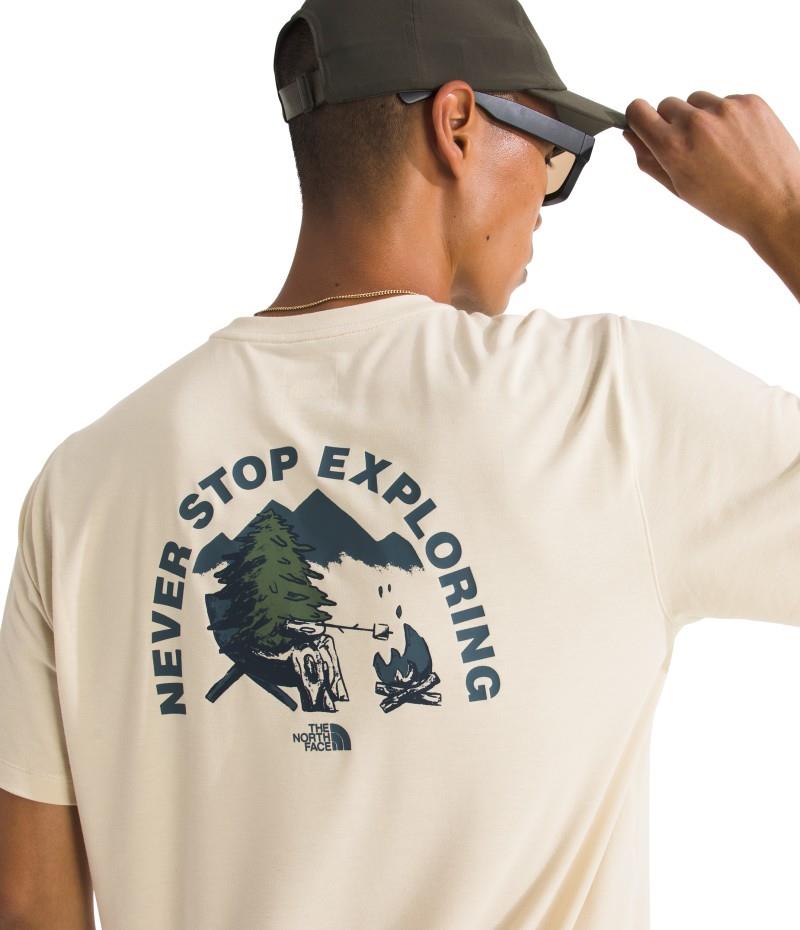 Adventure Campfire SS Tee - Mens - desert stone 1