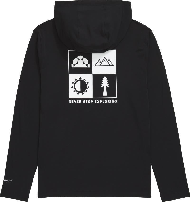 Adventure Graphic LS Hoodie - Teen - tnf black 1