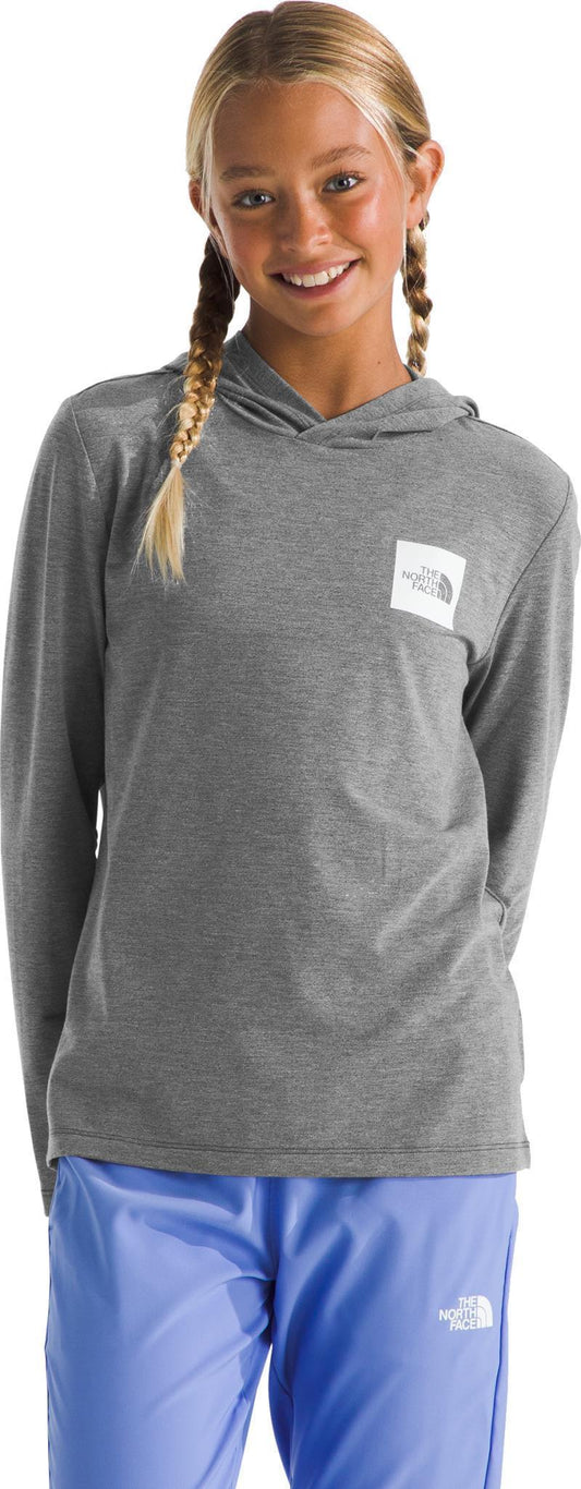 Adventure Graphic LS Hoodie - Teen - tnf medium grey heather 1
