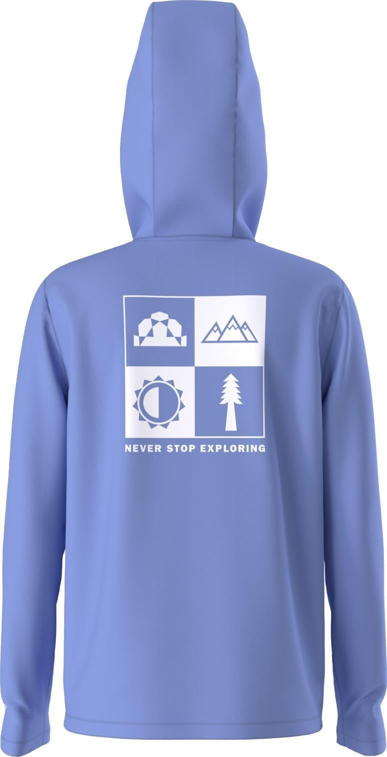 Adventure Graphic LS Hoodie - Teen - virtual blue 1