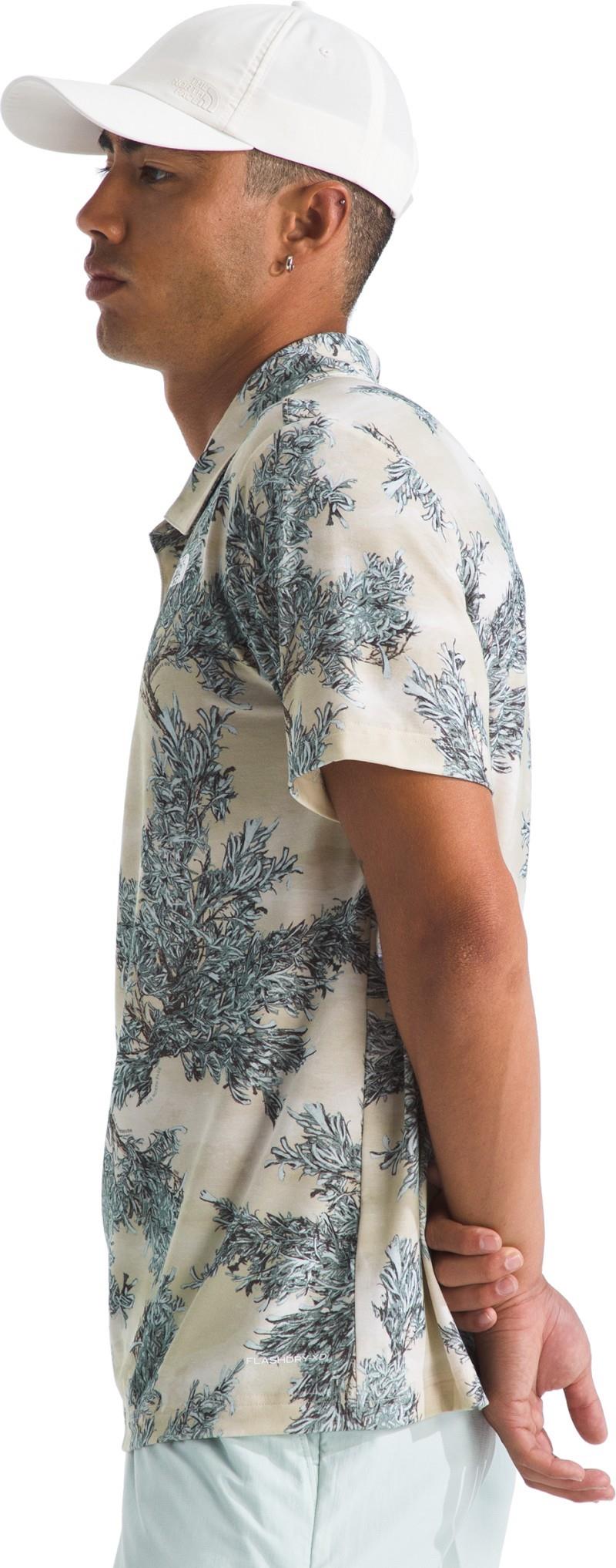 Adventure Printed Polo - Mens - desert stone big sagebrush print 1