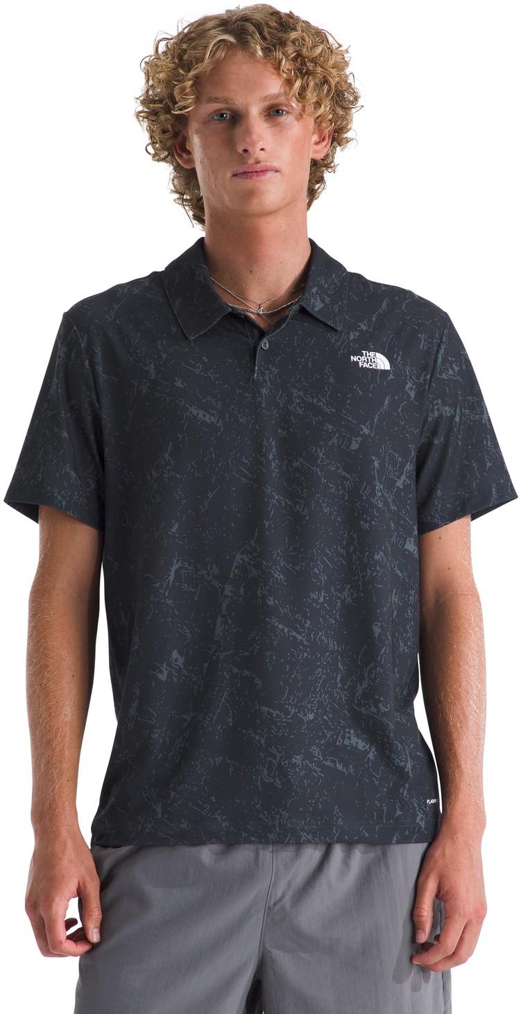 Adventure Printed Polo - Mens - summit navy rock texture print 1