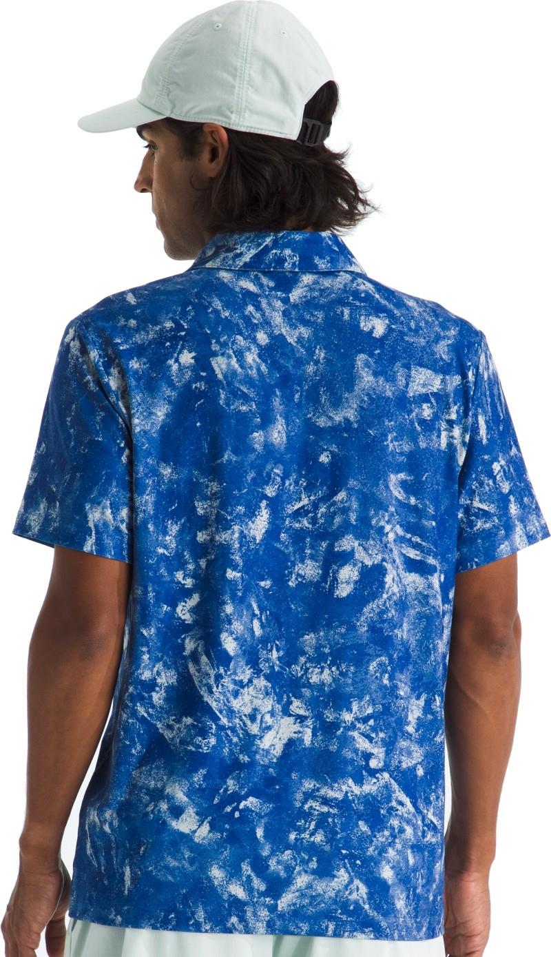Adventure Printed Polo - Mens - tnf blue chalk texture print 1