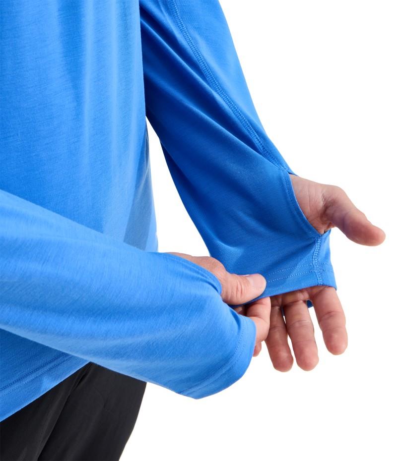Adventure Sun Hoodie - Mens - active blue 1