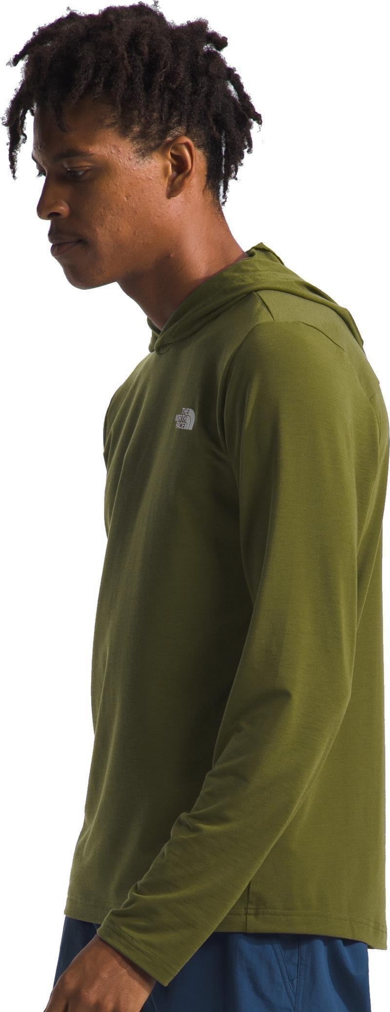 Adventure Sun Hoodie - Mens - forest olive 1