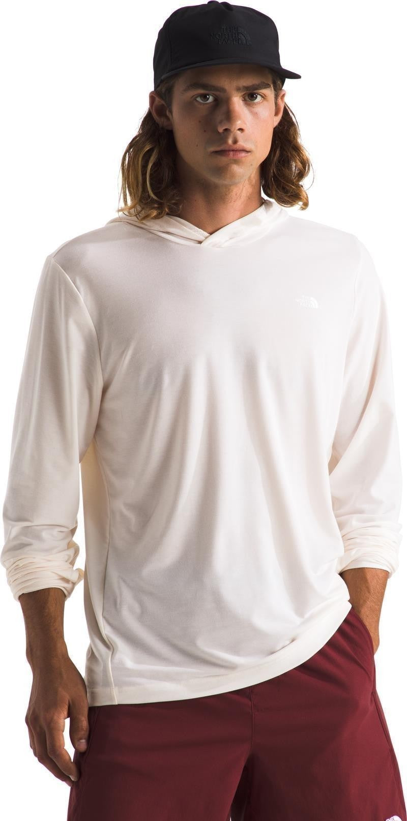 Adventure Sun Hoodie - Mens - white dune 1