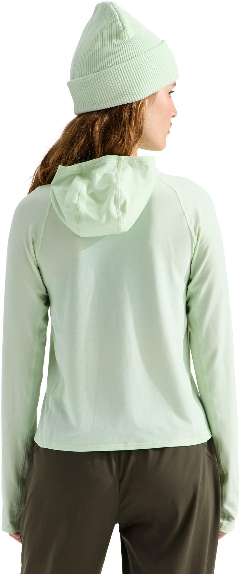 Adventure Sun Hoodie - Womens - calcified lime 1