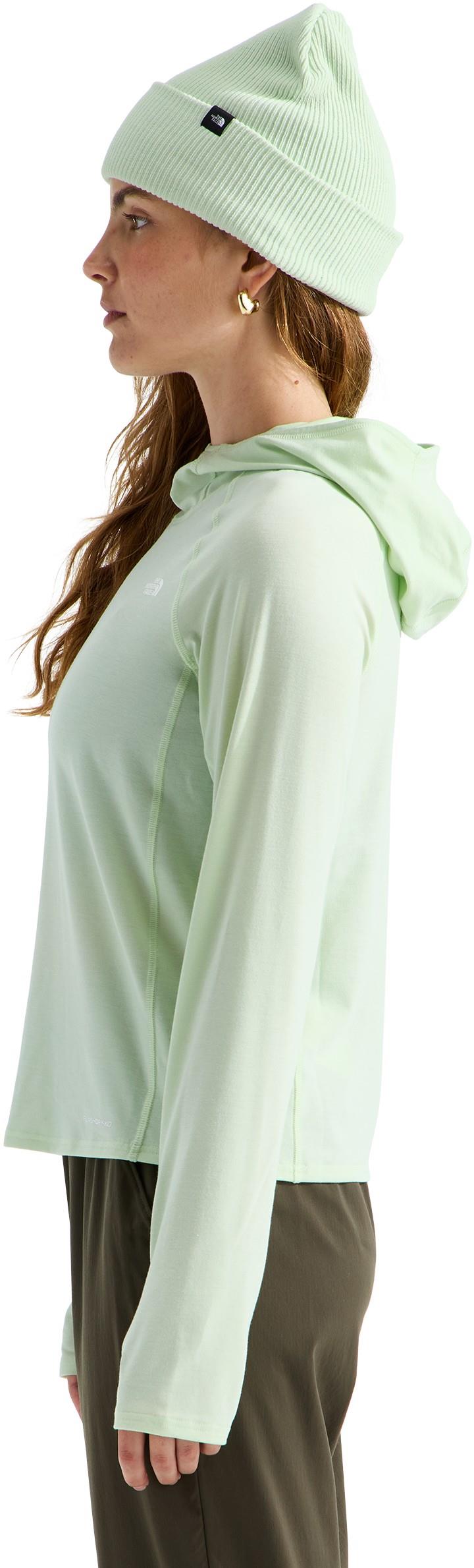 Adventure Sun Hoodie - Womens - calcified lime 1