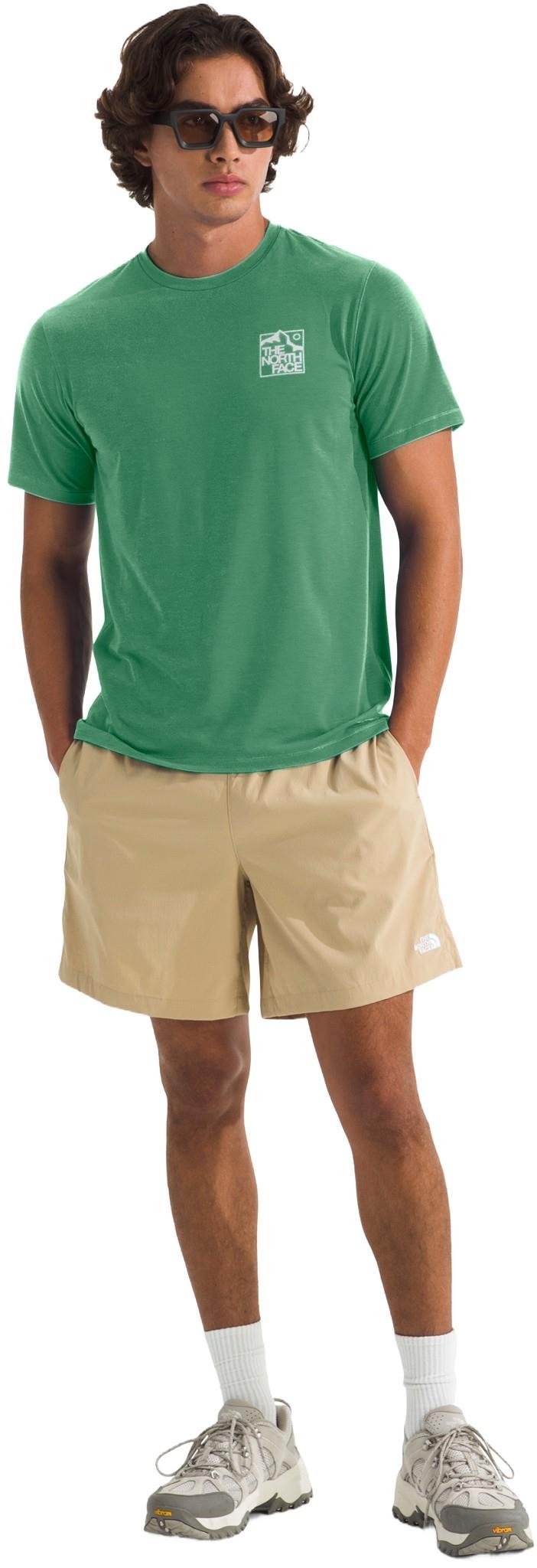 Adventure Sunrise Hike SS Tee - Mens - dimmed algae 1