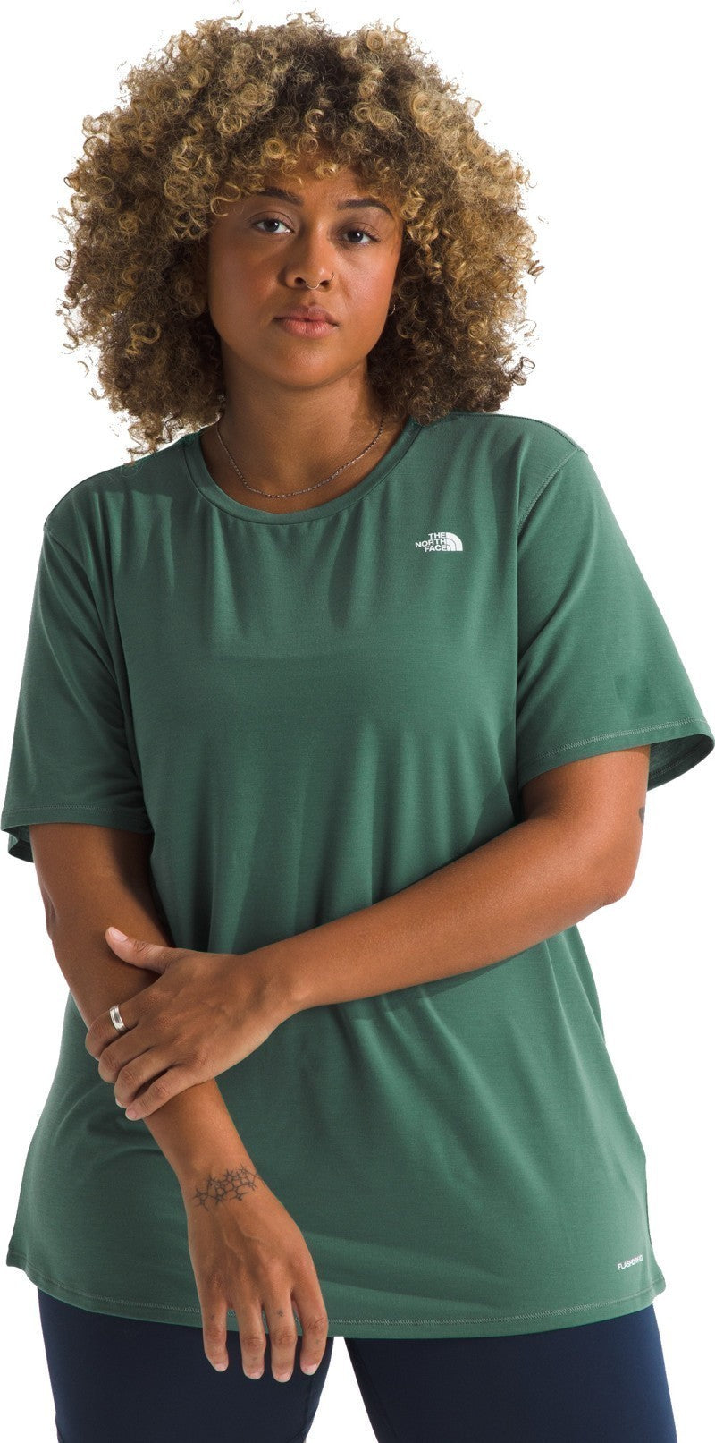 Adventure Tee, Plus - Womens - duck green 1