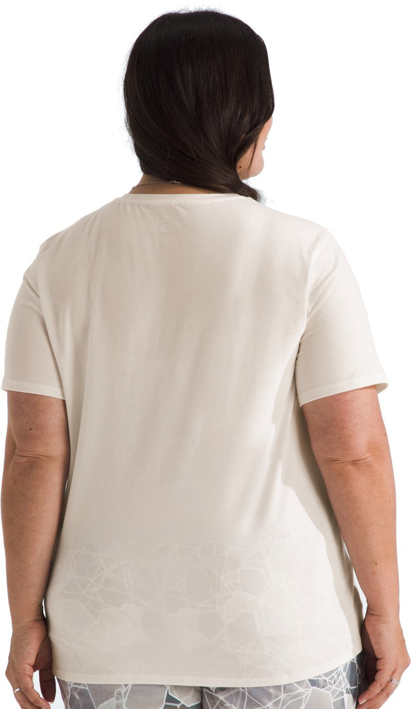 Adventure Tee, Plus - Womens - white dune 1